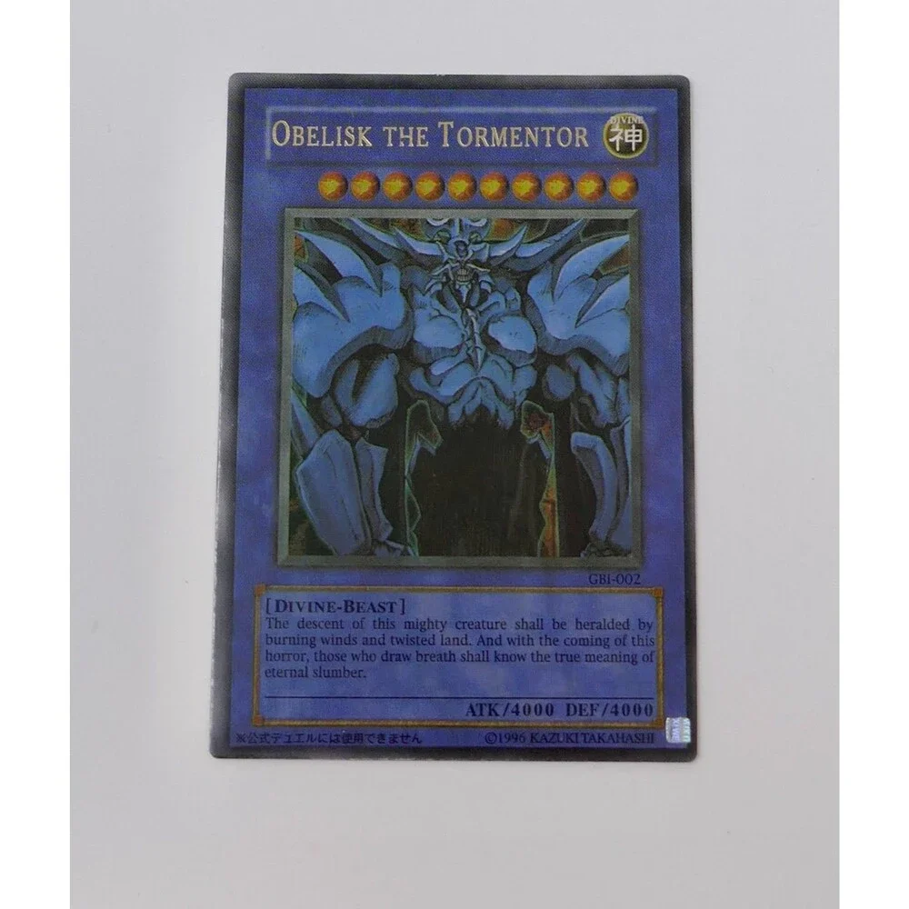 Yu-Gi-Oh 1996 Obelisk The Tormentor Blue Back Card GB1-002